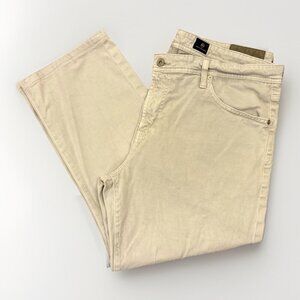 AG Adriano Goldschmied Men's Ivory Jeans 38 x 25 Shortened Hemmed (38x34) EUC